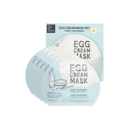 too cool for school Egg Cream Mask Set #Pore Tightening 28g*5EA - EmpressKorea