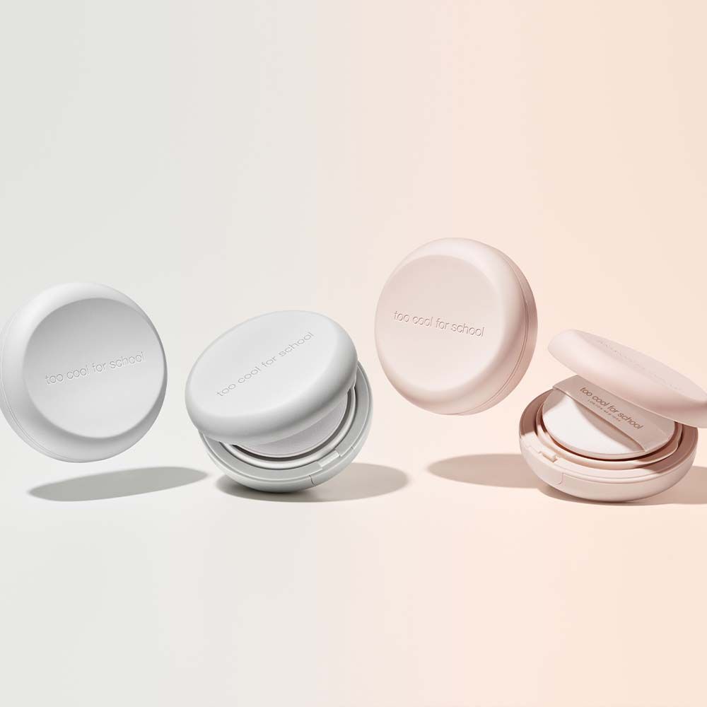 too cool for school Fixing Cover Cushion 12ml with Refill - EmpressKorea