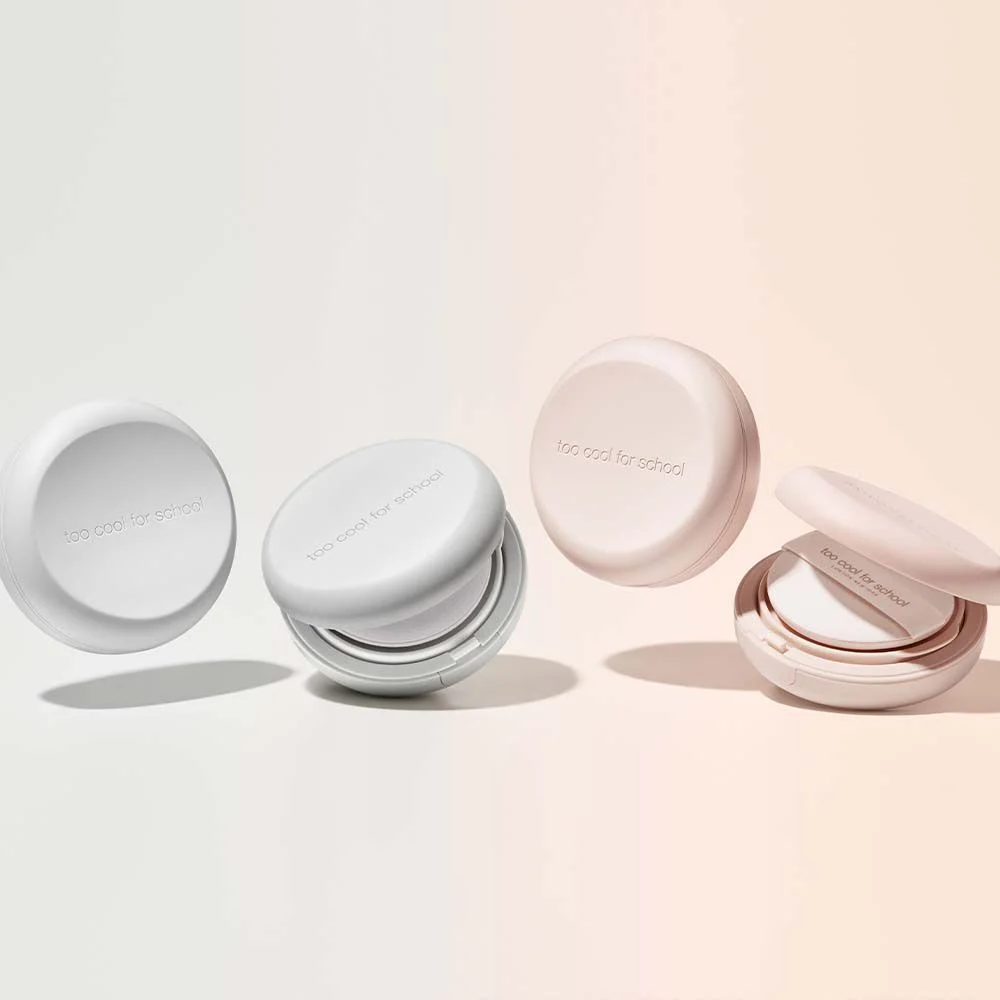 too cool for school Fixing Cover Cushion 12ml with Refill - EmpressKorea
