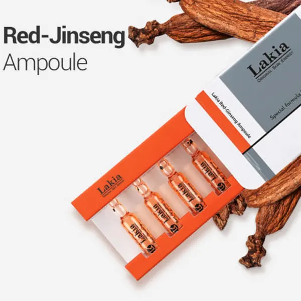 "meta_description": "Lakia Red Ginseng Ampoule revitalizes skin with powerful antioxidants for a youthful glow.",