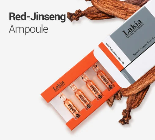 "meta_description": "Lakia Red Ginseng Ampoule revitalizes skin with powerful antioxidants for a youthful glow.",
