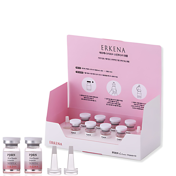 "meta_description": "Boost skin with ERKENA's PDRN booster for fine lines and freckles.",