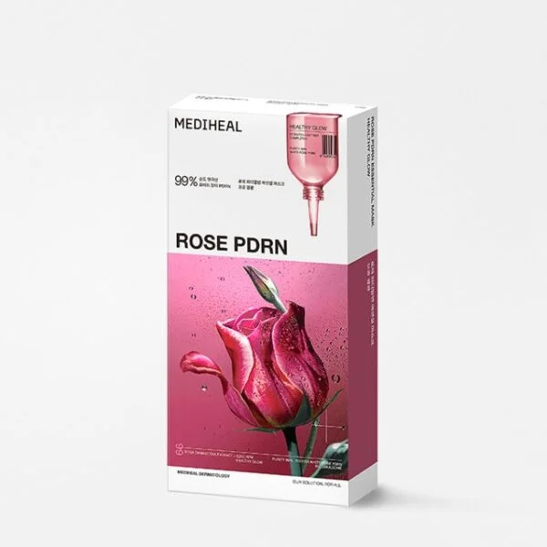 "meta_description": "Achieve radiant skin with MEDIHEAL Rose PDRN Mask for a youthful glow.",