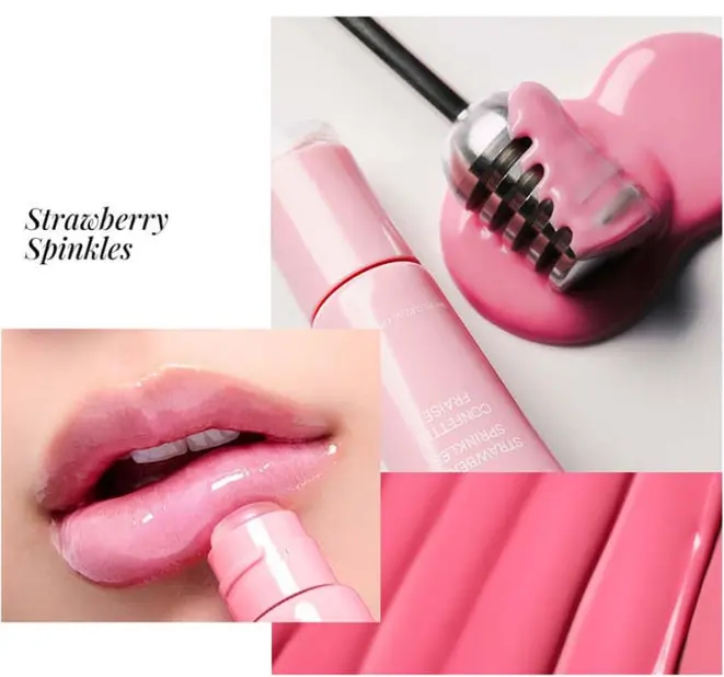 LANEIGE Donut Lip Serum Strawberry 12g + Sugar12g Set