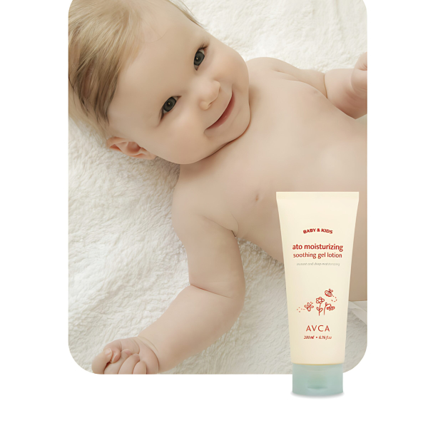 AVCA Baby Kids Ato Moisturizing Soothing Gel Lotion 200ml - Baby & Kids Skincare Products
