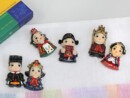 Star Gift Korean Traditional Doll Memo Magnet Holder - Collectibles & Memorabilia
