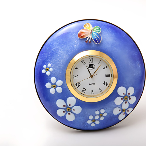 Star Gift Silver Cloisonné Butterfly Watch - Collectibles & Memorabilia