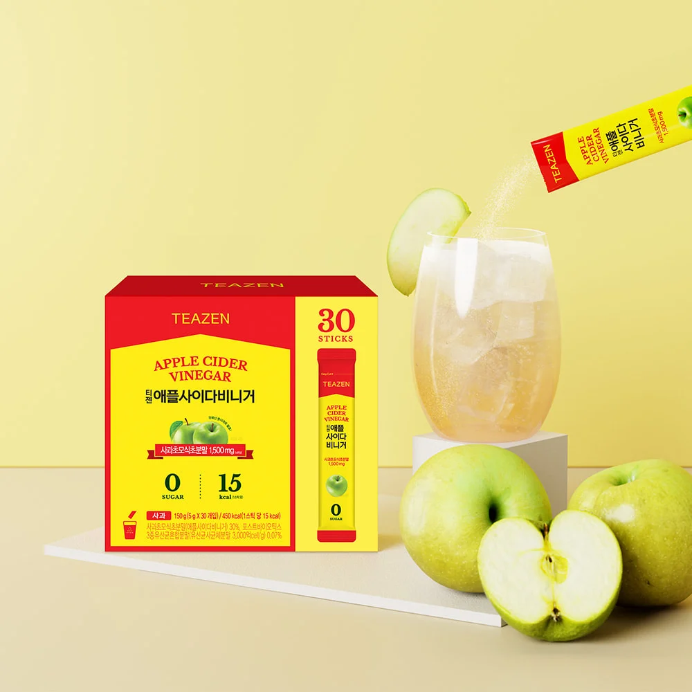 TEAZEN Apple Cider Vinegar 5g × 30 Sticks - Beverages