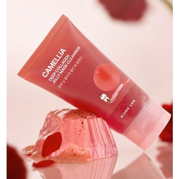ROUND LAB Camellia Deep Collagen Jelly Mask Cleanser 150ml - Cleanser & Exfoliator