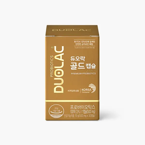 DUOLAC Gold Capsule Premium Probiotics 500mg x 30capsules