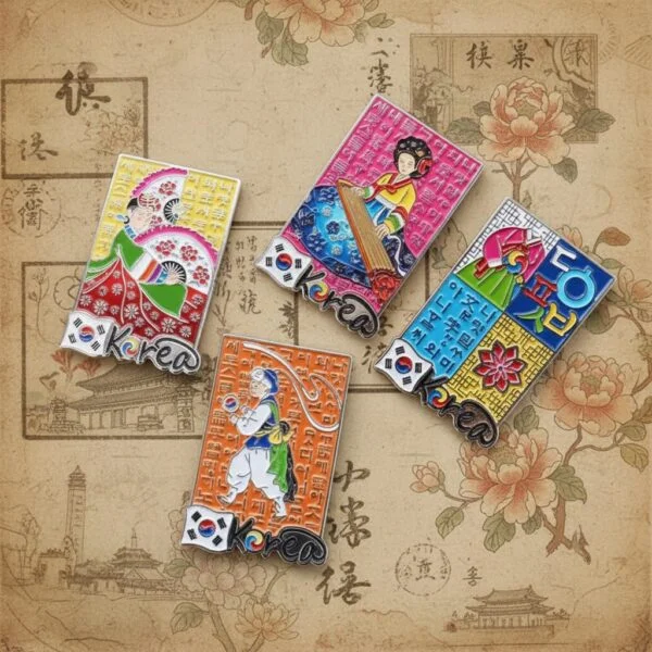 Korean Traditional Magnet Set – 4 Pieces - Life Products