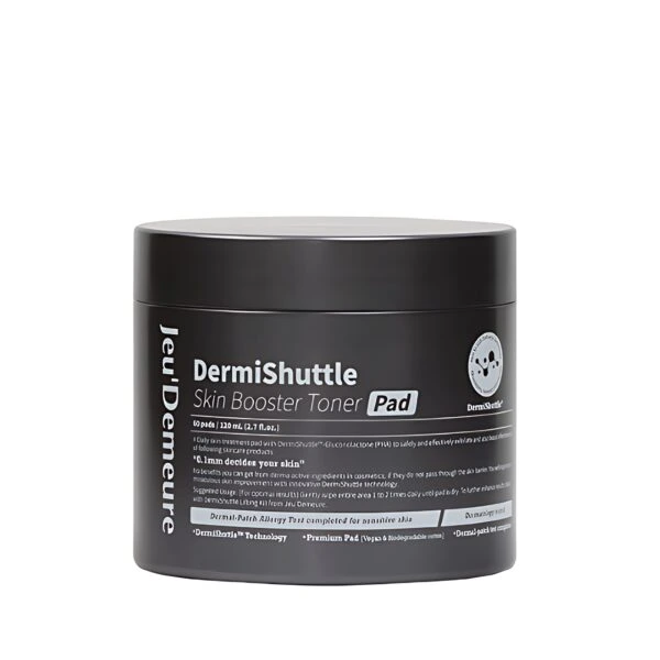 Jeu'Demeure Dermi Shuttle Skin Booster Toner Pads 60 Sheets 120ml - Cosmetics
