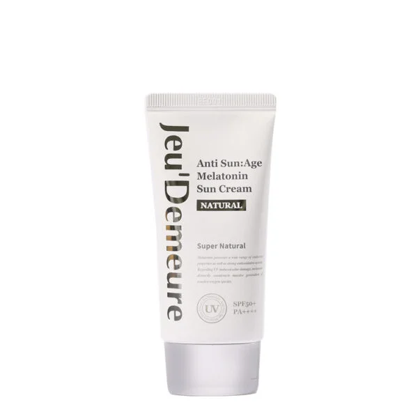 Jeu'Demeure Anti-Sun Age Melatonin Sun Cream Natural 50ml - Cosmetics