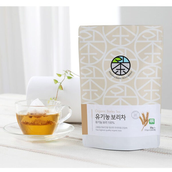 PYEONGCHANG TEA GARDEN Organic Barley Tea 1.5g×20 tea bags - Foods