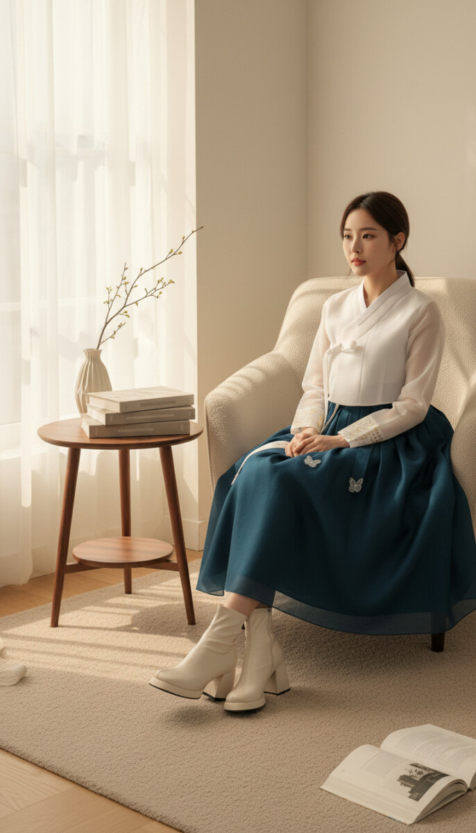 Butterfly Embroidery Skirt