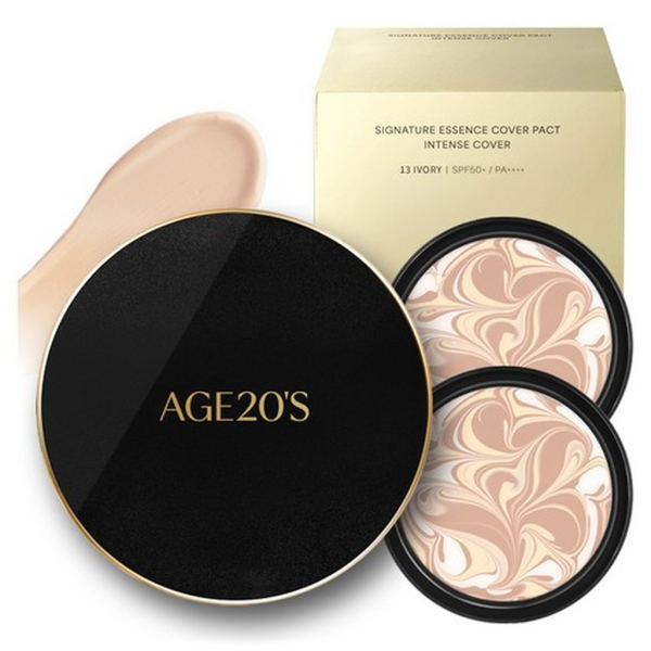 AGE 20s Signature Essence Cover Pact Intense SPF50+ PA++++ (Case + 2 Refills)
