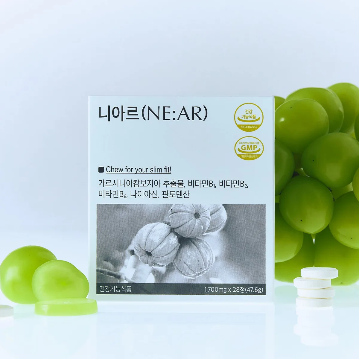 NEAR Garcinia Cambogia Chews Shine Muscat Flavor 1700mg x 28tablets