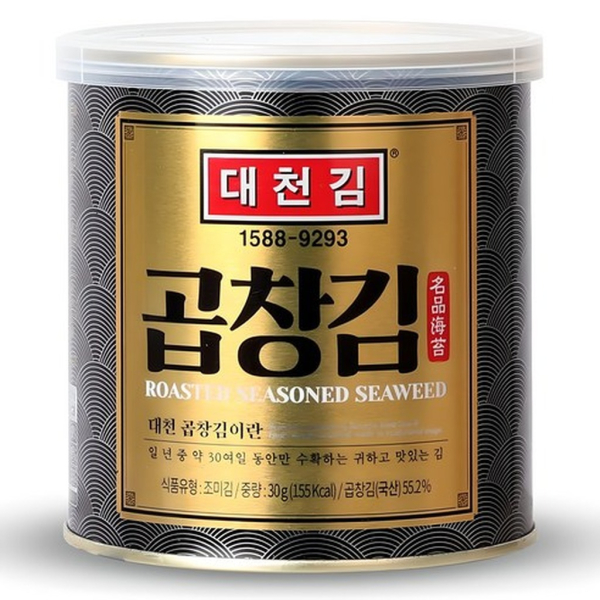 Daecheon Kim Gopchang Crispy Seaweed Cans 30g