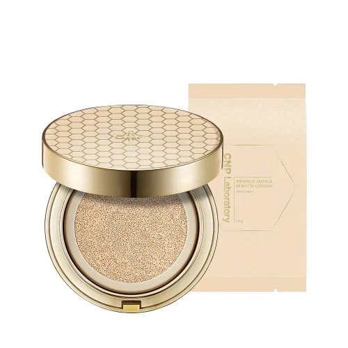 CNP Laboratory Propolis Ampule In Matte Cushion 15g (Main + Refill)