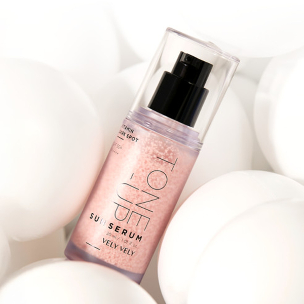 Vely Vely Vitamin Dark Spot Tone Up Sun Serum SPF50+ PA++++ 30ml