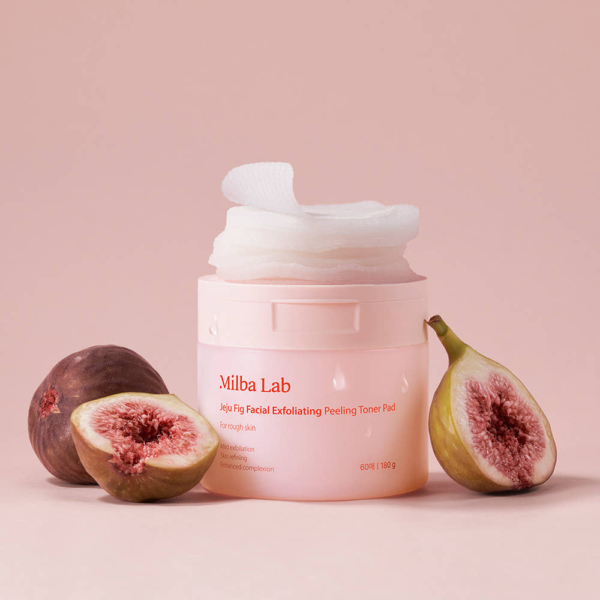 Milba Lab Jeju Fig Facial Exfoliating Peeling Toner Pad 60 Pads 180g