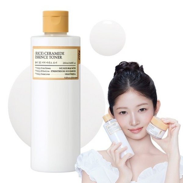 Fully Rice Ceramide Essence Toner Moisturizing Barrier Toner 250ml