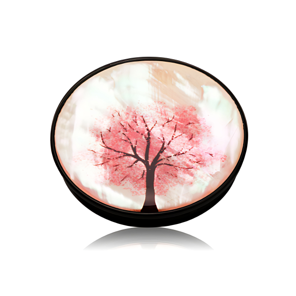 BIJOUKOREA Natural Mother-of-Pearl Smart Tok Cherry Blossom
