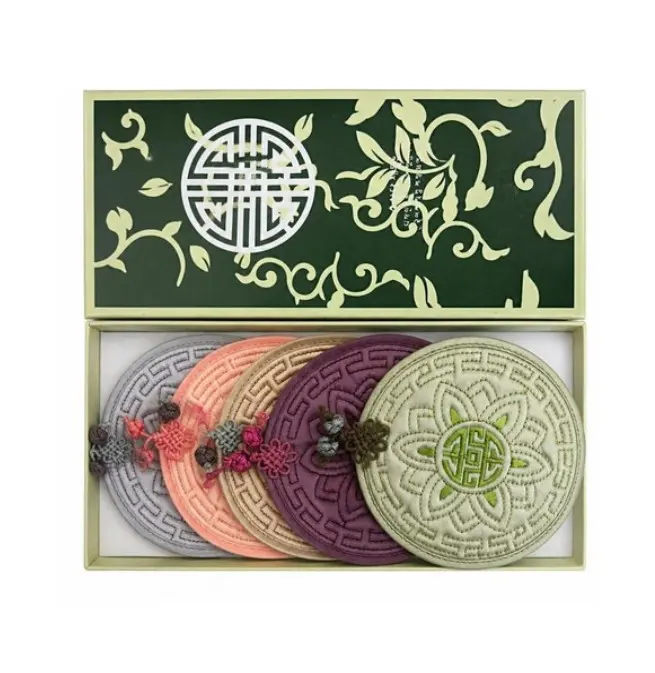 Korean Traditional Quilted Tea Coaster 5P Set