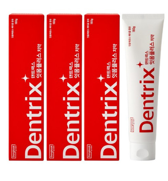 Dongkook Dentrix Gum Plus Toothpaste 160g 3-Pack