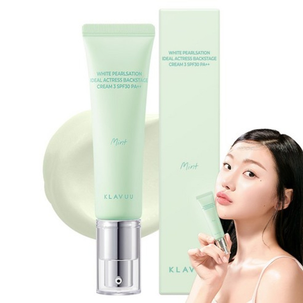 Klavuu White Pearlsation Ideal Actress Backstage Cream Mint SPF30 PA++