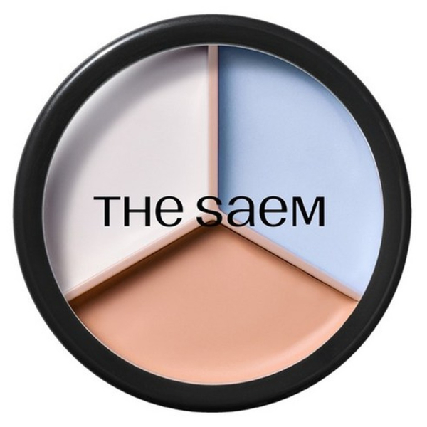 The SAEM Cover Perfection Triple Pot Concealer 13.1g 06 Blue Beige