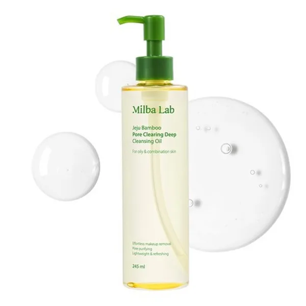 Milba Lab Jeju Bamboo Pore Clearing Deep Cleansing Oil 245ml