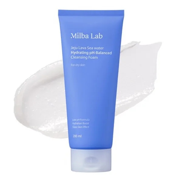 Milba Lab Jeju Lava Sea Water Hydrating pH-Balaced Cleansing Foam 200ml