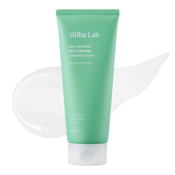 Milba Lab Heartleaf Acne Clearing Cleansing Foam 200ml
