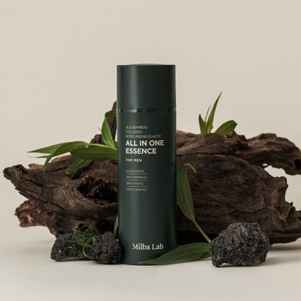 Milba Lab Men's Jeju Bamboo Collagen Moisturizing Elastic All-in-One Essence 150ml