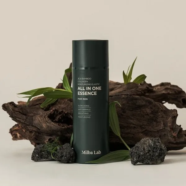 Milba Lab Men's Jeju Bamboo Collagen Moisturizing Elastic All-in-One Essence 150ml