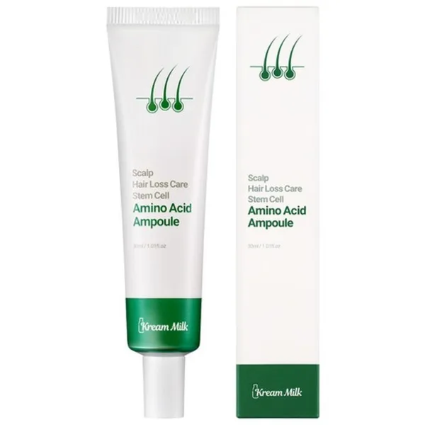 Cream Milk Scalp Hair Loss Care Stem Cell Amino Acid Ampoule 30ml