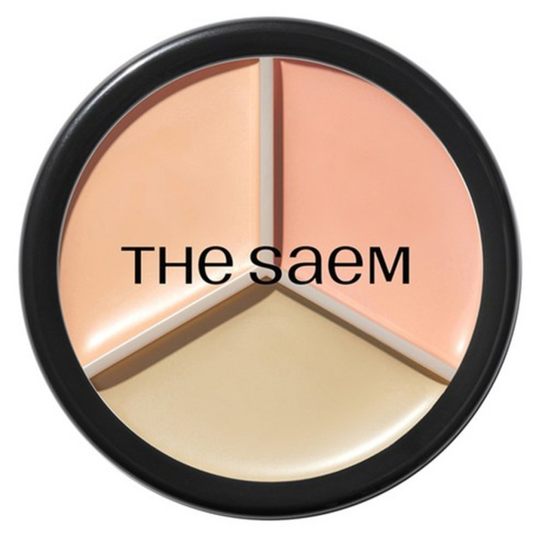 The SAEM Cover Perfection Triple Pot Concealer 13.5g 03 Correct Up Beige