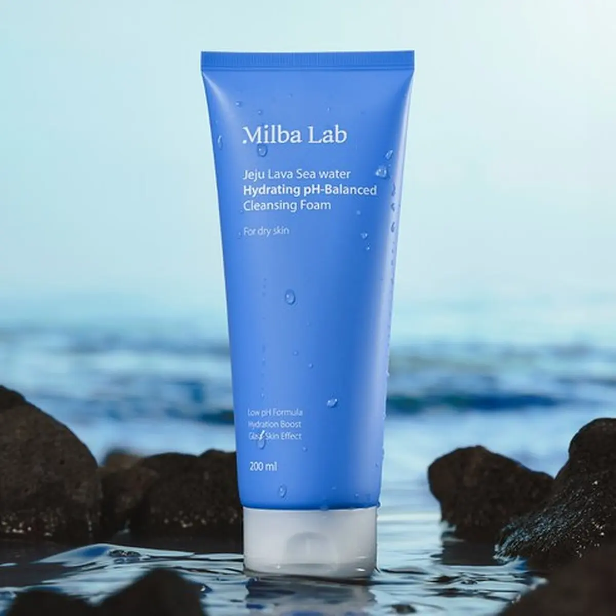 Milba Lab Jeju Lava Sea Water Hydrating pH-Balaced Cleansing Foam 200ml