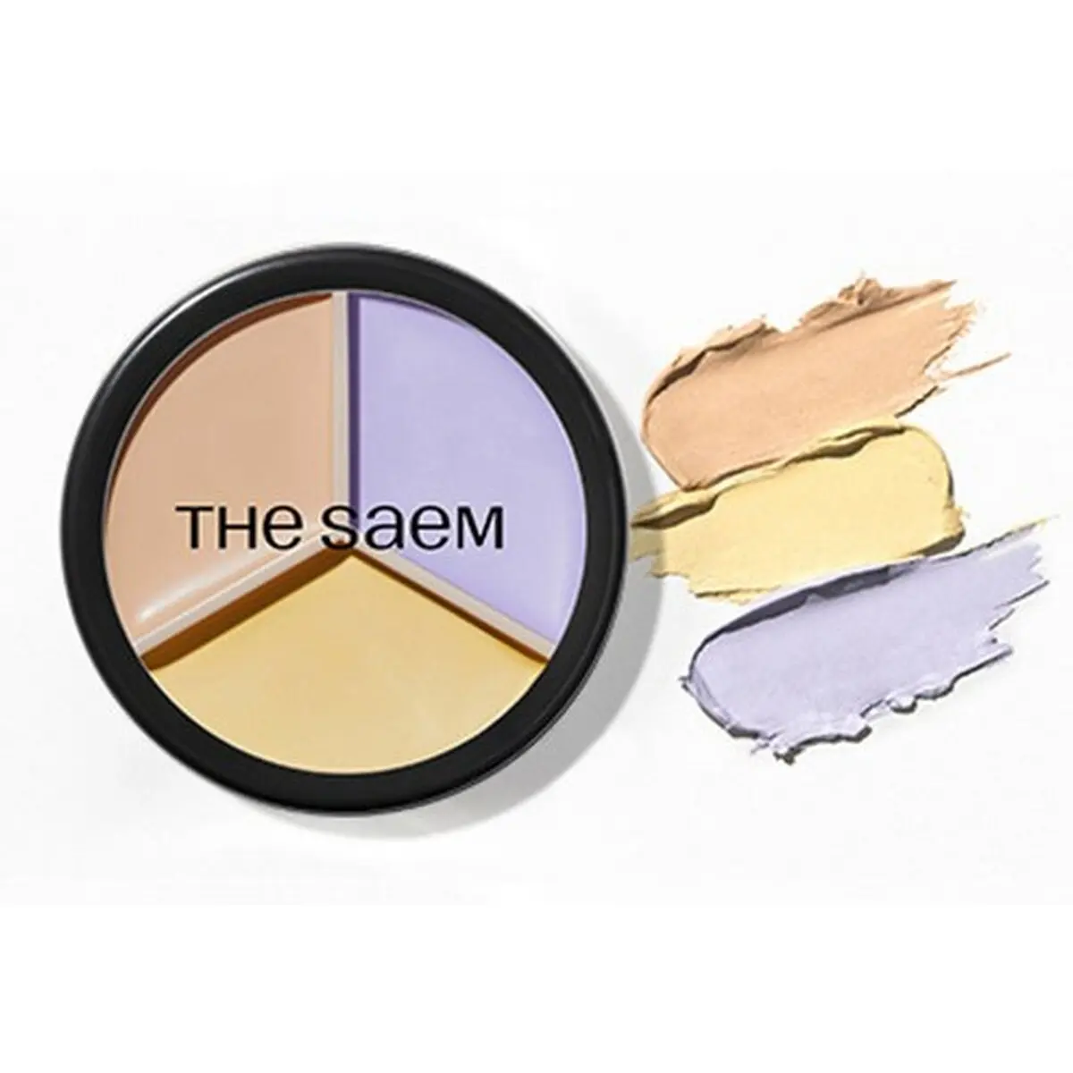 The SAEM Cover Perfection Triple Pot Concealer 13.2g 04 Tone Up Beige