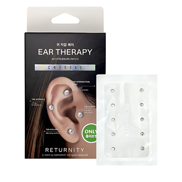RETURNITY Ear Therapy Acupressure Patch Silver 10pcs