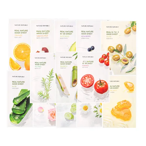 Nature Republic Real Nature Mask Sheet (14 types)