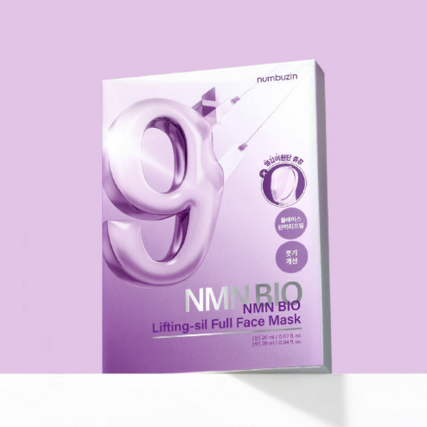 Numbuzin No.9 NMN Bio Lifting Sil Full Face Mask 4sheets