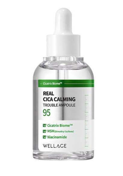 WELLAGE Real Cica Calming 95 Trouble Ampoule 50ml - Image 2