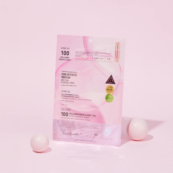 VT COSMETICS Collagen Reedle Shot 100 2 Step Mask 4 Sheets