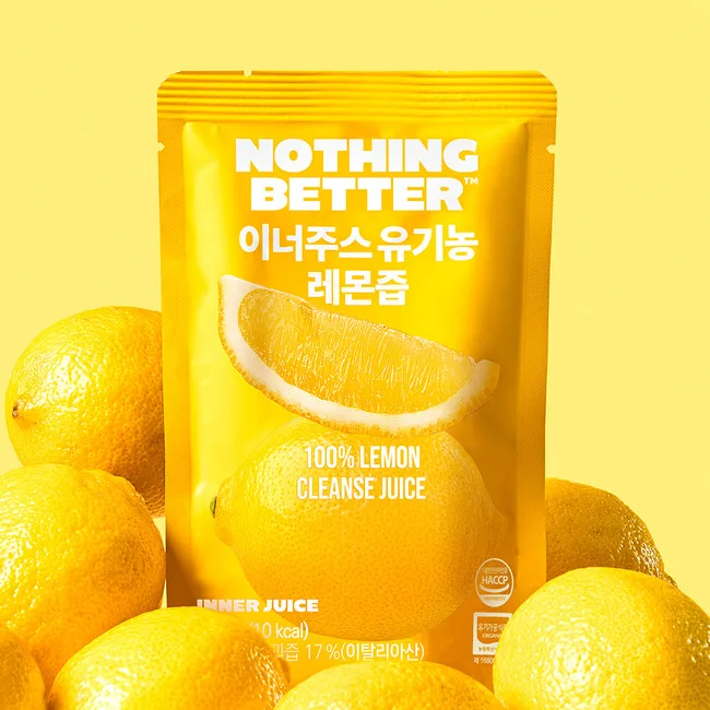 NOTHING BETTER Inner Juice 100% Lemon Cleanse Juice 100ml X 24pack - Image 3