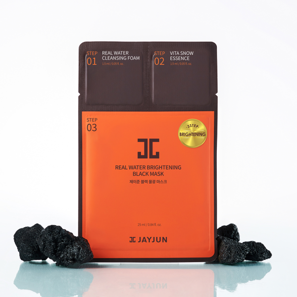 JAYJUN Real Water Brightening Black Mask  25 ml x 10ea
