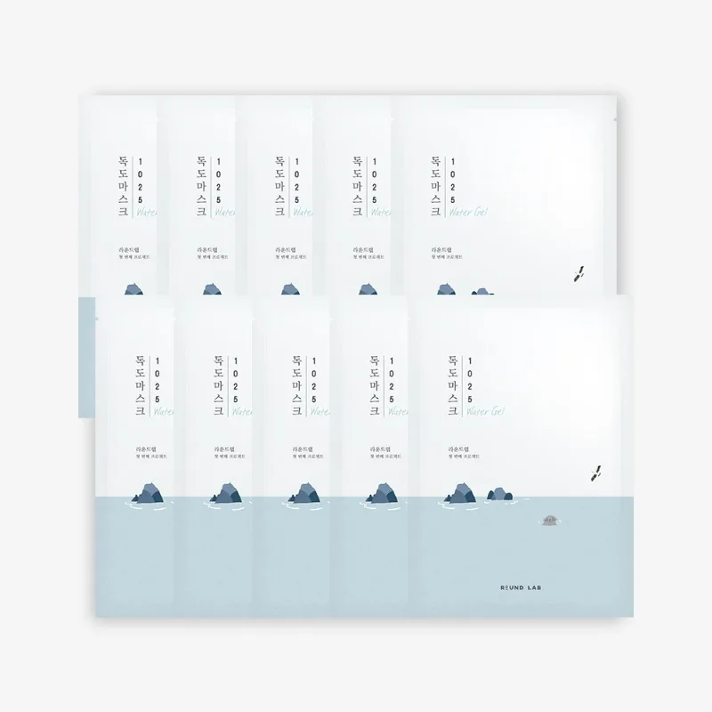 ROUND LAB 1025 Dokdo Water Gel Mask Sheet 30ml x 10ea - Image 2