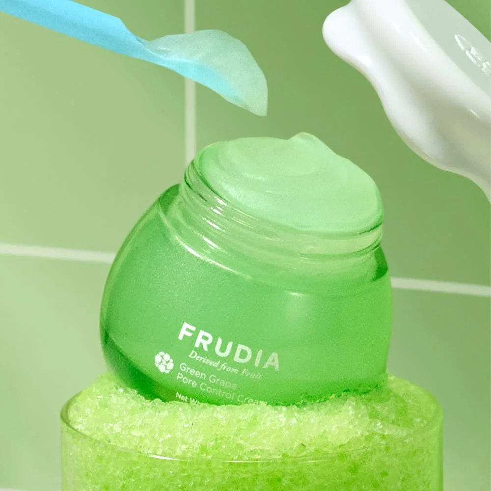 FRUDIA Green Grape Pore Control Cream 55g - Image 4