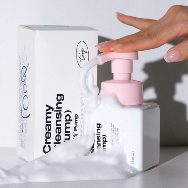 TOOQ Creamy Cleansing Pump 250ml - Facial Cleansing Foam Maker
